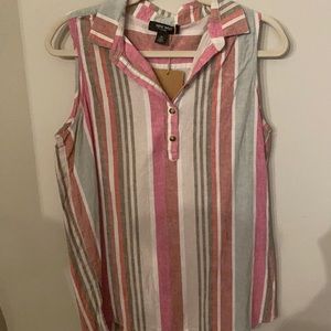 Nine West Vintage Sleeveless Top Size Medium